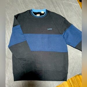 LEVI'S Quality Men Navy Sweatshirt Relaxed - Size:  Small